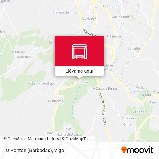 Mapa O Pontón (Barbadás)