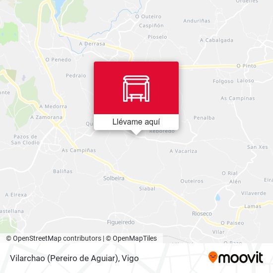 Mapa Vilarchao (Pereiro de Aguiar)