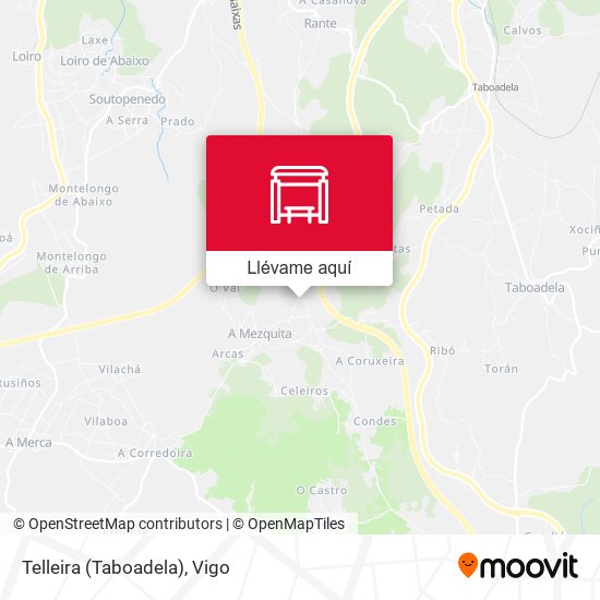 Mapa Telleira (Taboadela)