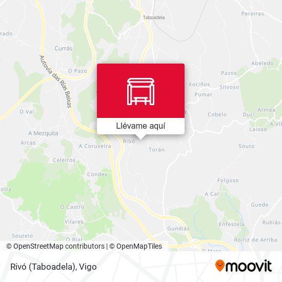 Mapa Rivó (Taboadela)