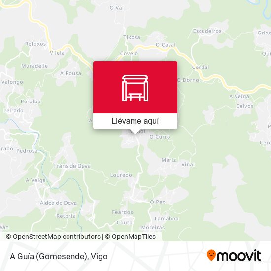 Mapa A Guía (Gomesende)