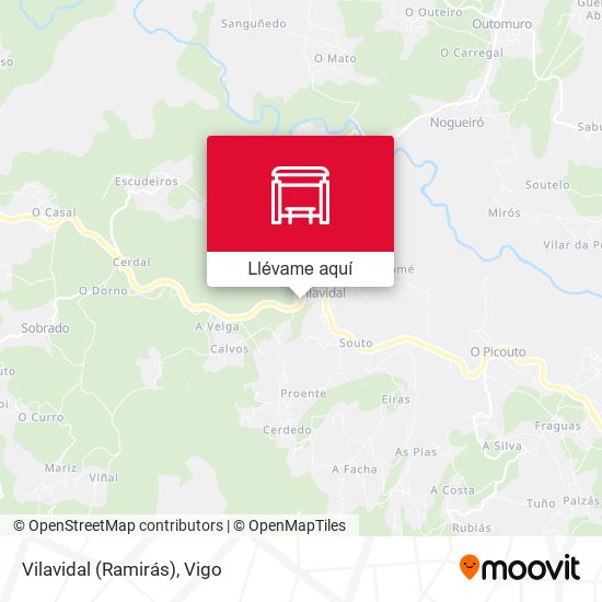 Mapa Vilavidal (Ramirás)