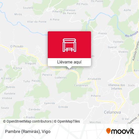 Mapa Pambre (Ramirás)