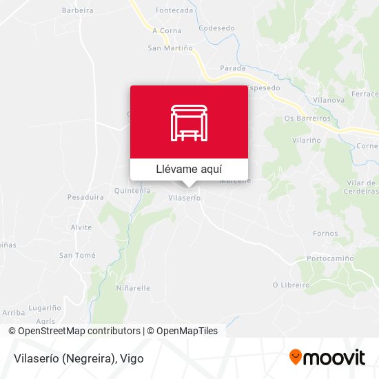 Mapa Vilaserío (Negreira)