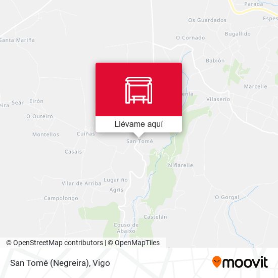 Mapa San Tomé (Negreira)