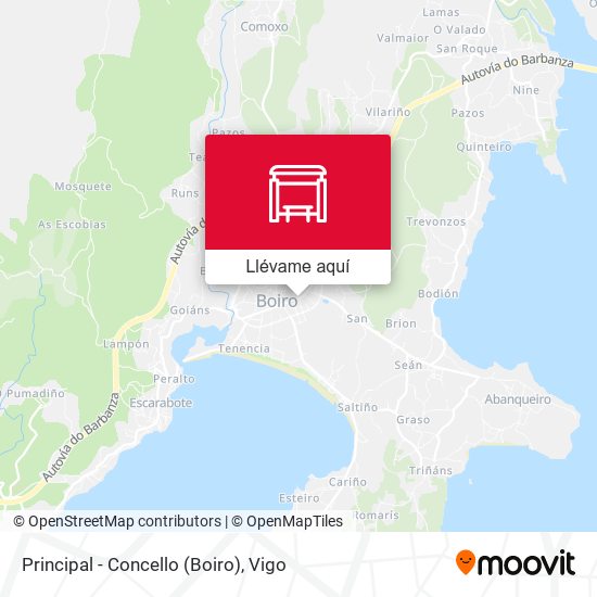 Mapa Principal - Concello (Boiro)
