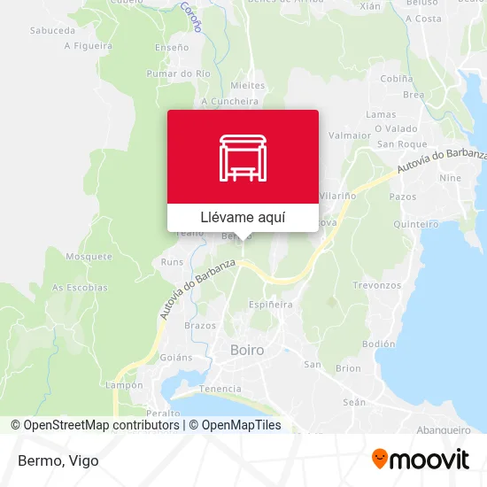 Mapa Bermo