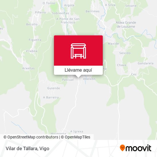 Mapa Vilar de Tállara