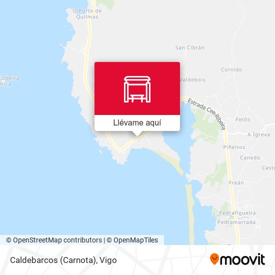 Mapa Caldebarcos (Carnota)