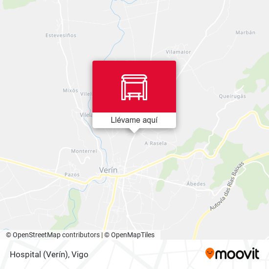 Mapa Hospital (Verín)