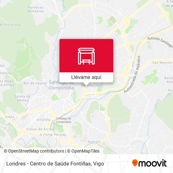 Mapa Londres - Centro de Saúde Fontiñas