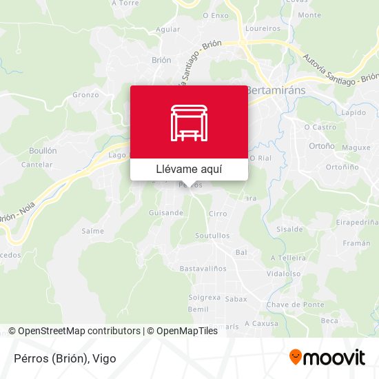 Mapa Pérros (Brión)