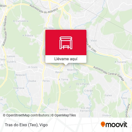 Mapa Tras do Eixo (Teo)