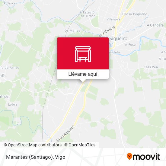 Mapa Marantes (Santiago)