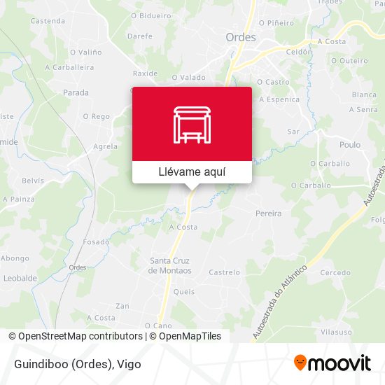 Mapa Guindiboo (Ordes)