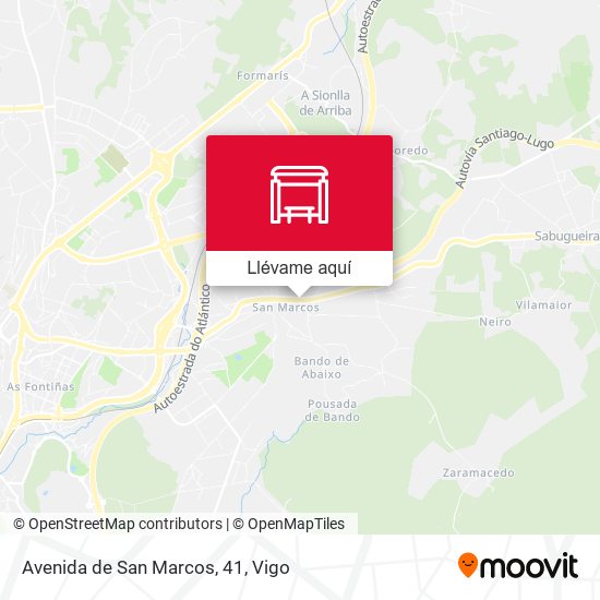 Mapa Avenida de San Marcos, 41