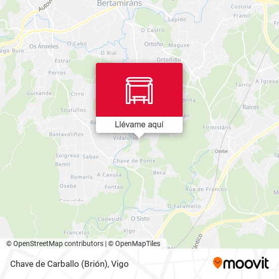 Mapa Chave de Carballo (Brión)