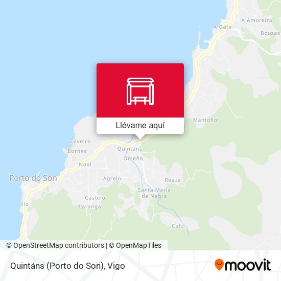 Mapa Quintáns (Porto do Son)