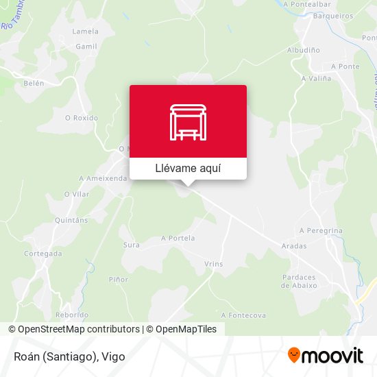 Mapa Roán (Santiago)