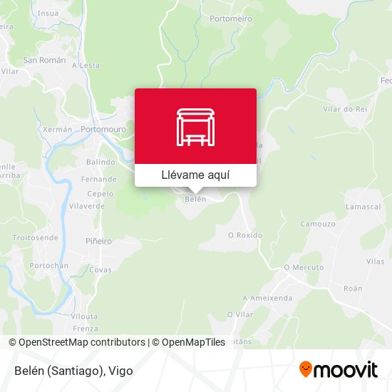 Mapa Belén (Santiago)
