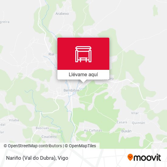 Mapa Nariño (Val do Dubra)