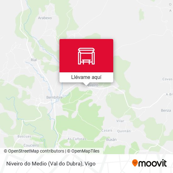 Mapa Niveiro do Medio (Val do Dubra)