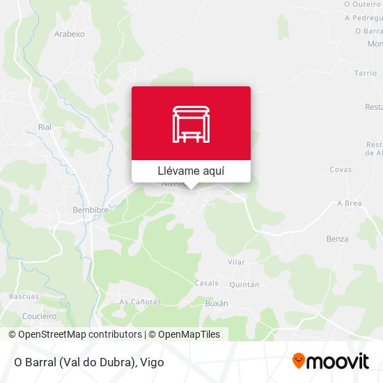 Mapa O Barral (Val do Dubra)