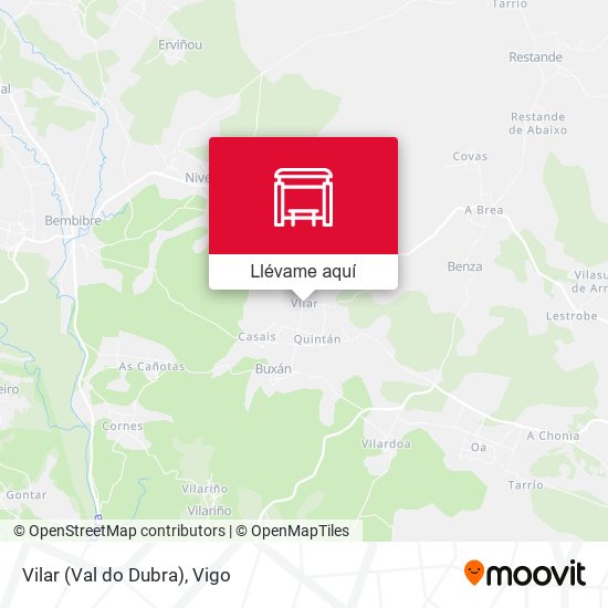 Mapa Vilar (Val do Dubra)