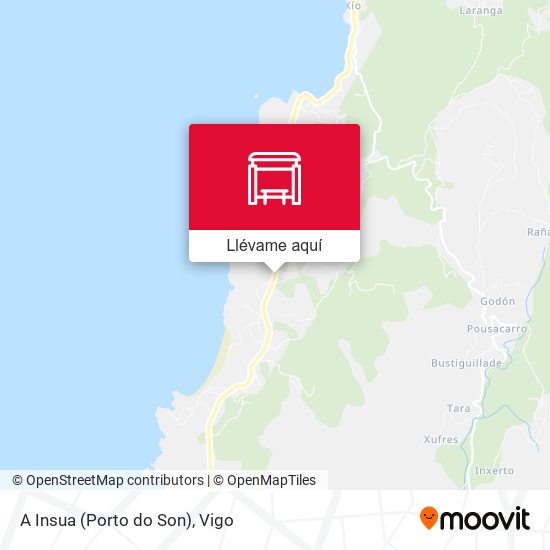 Mapa A Insua (Porto do Son)