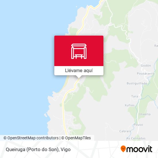 Mapa Queiruga (Porto do Son)