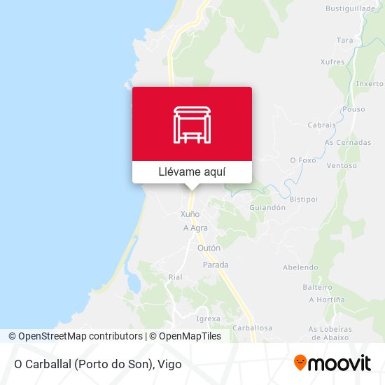 Mapa O Carballal (Porto do Son)