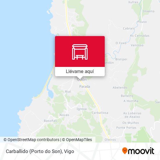 Mapa Carballido (Porto do Son)