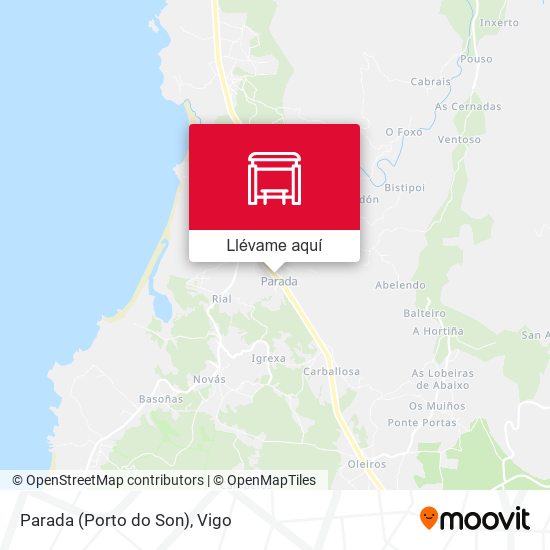 Mapa Parada (Porto do Son)