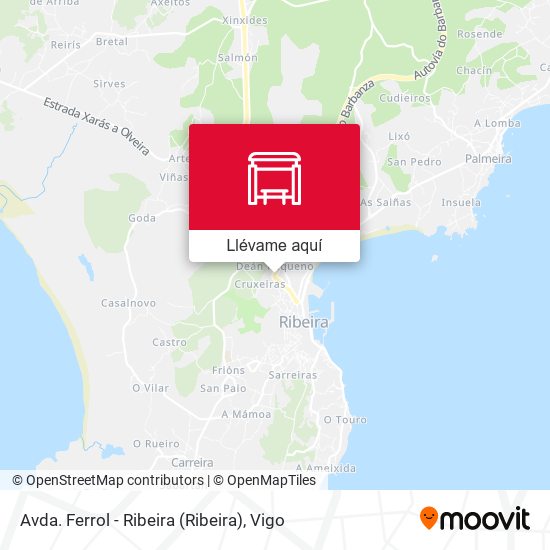 Mapa Avda. Ferrol - Ribeira