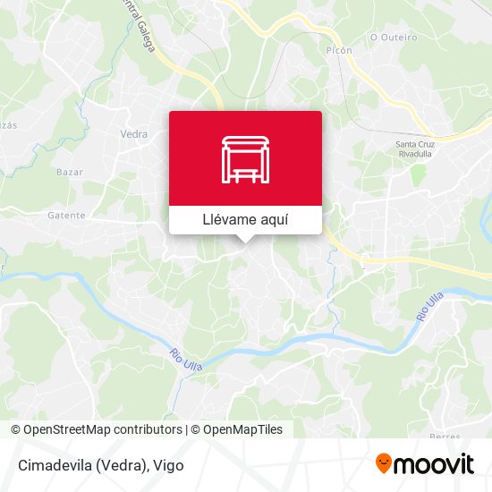Mapa Cimadevila (Vedra)