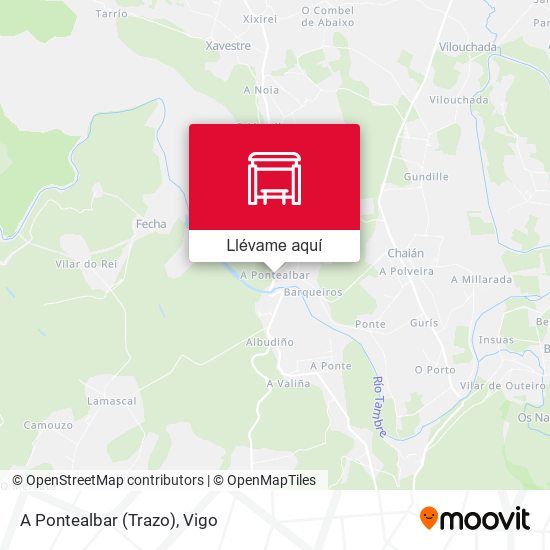 Mapa A Pontealbar (Trazo)