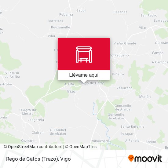 Mapa Rego de Gatos (Trazo)
