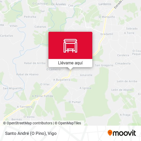 Mapa Santo André (O Pino)
