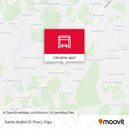 Mapa Santo André (O Pino)