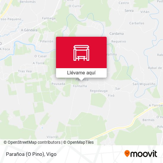 Mapa Parañoa (O Pino)