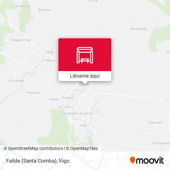 Mapa Faílde (Santa Comba)
