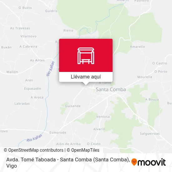 Mapa Avda. Tomé Taboada - Santa Comba