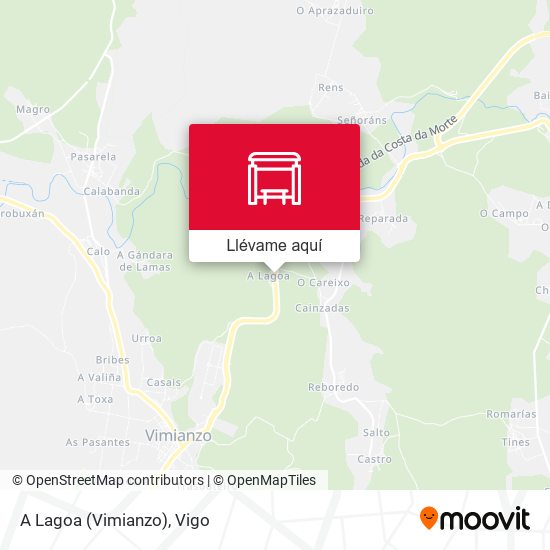 Mapa A Lagoa (Vimianzo)