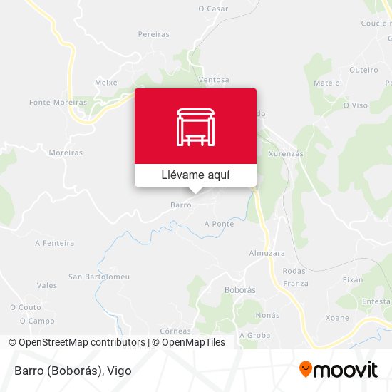 Mapa Barro (Boborás)