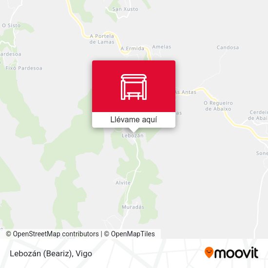 Mapa Lebozán (Beariz)