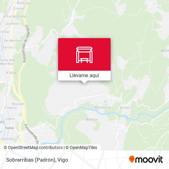 Mapa Sobrerribas (Padrón)