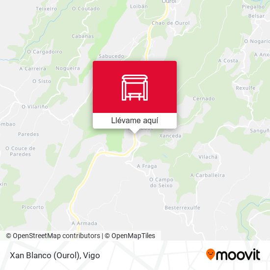 Mapa Xan Blanco (Ourol)