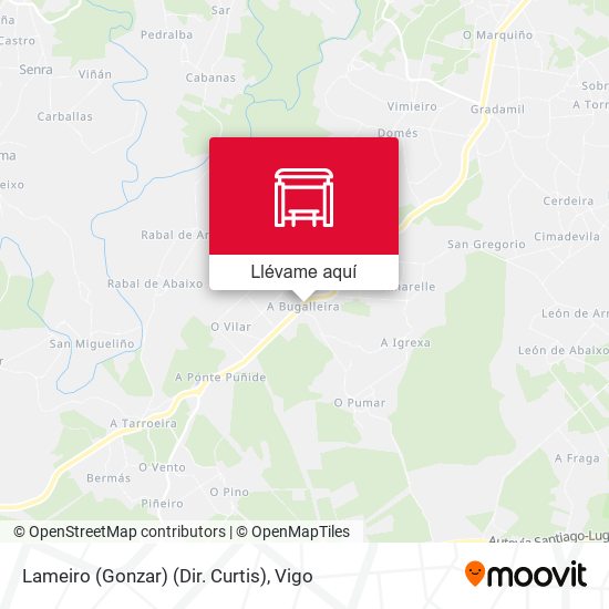Mapa Lameiro (Gonzar) (Dir. Curtis)
