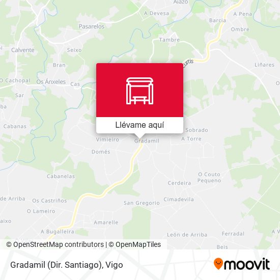 Mapa Gradamil (Dir. Santiago)
