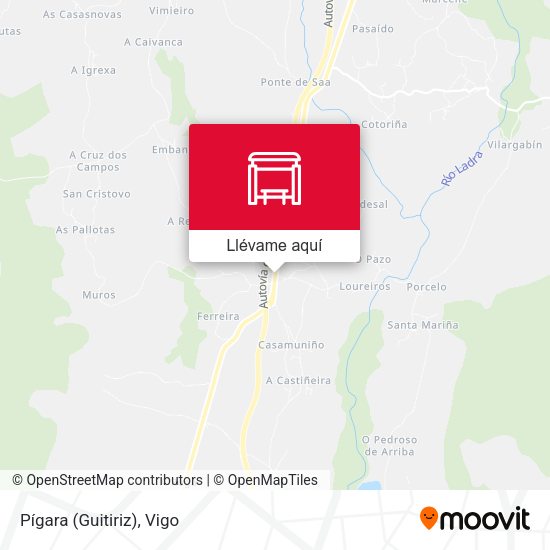 Mapa Pígara (Guitiriz)